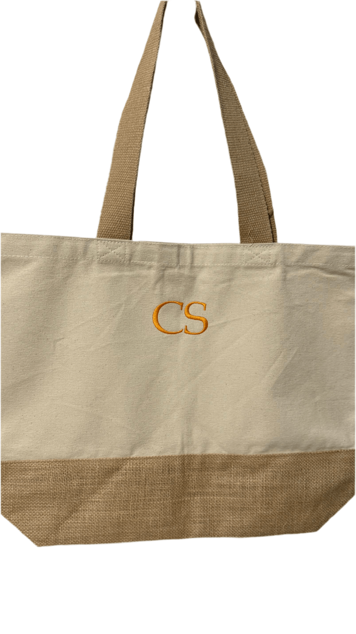 Bolsa de Playa Personalizada con inicial bordada - LA FLAMA ESTUDI | Bordados personalizados