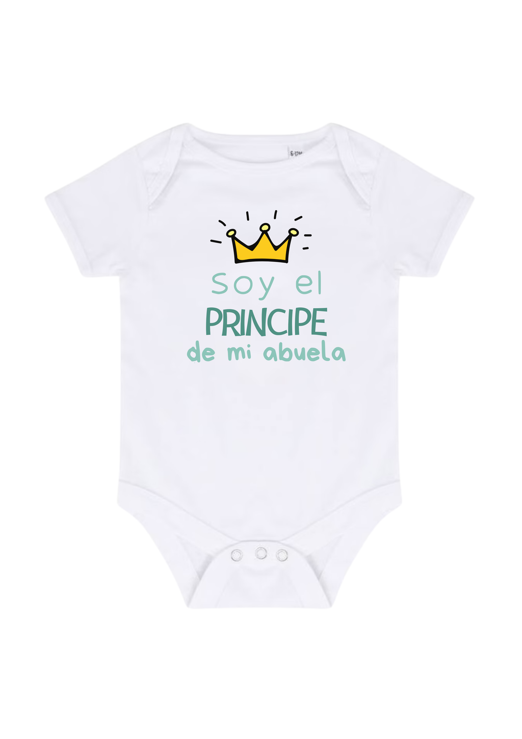 Body Bebé “Soy el Príncipe de mi Abuela” | Regalo Original para Abuela