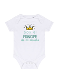 Body Bebé “Soy el Príncipe de mi Abuela” | Regalo Original para Abuela