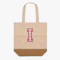 Bolsa de tela Personalizada con inicial bordada - LA FLAMA ESTUDI | Bordados personalizados