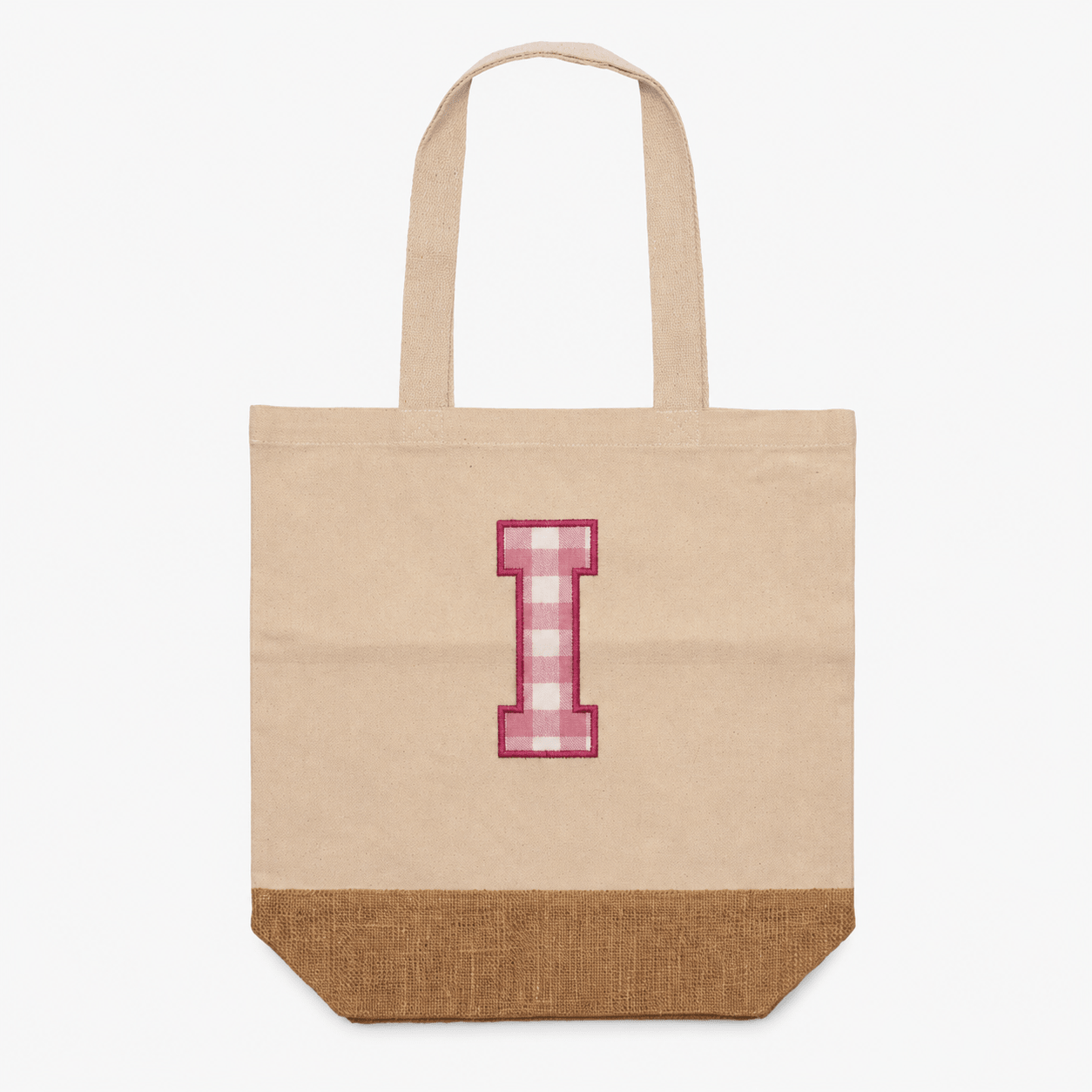 Bolsa de tela Personalizada con inicial bordada - LA FLAMA ESTUDI | Bordados personalizados