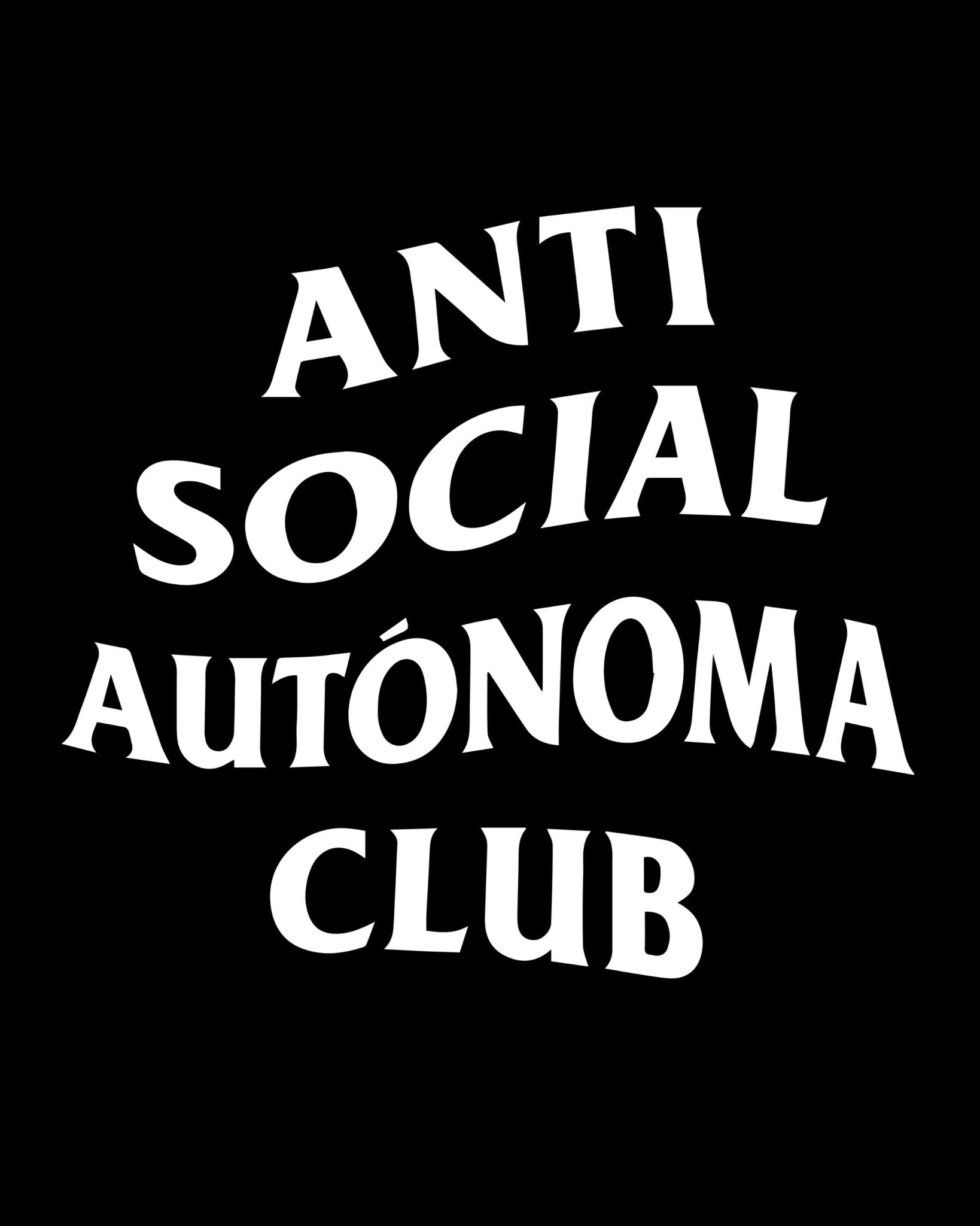 Camiseta “ANTI SOCIAL AUTÓNOMA CLUB” – Edición Limitada para valientes del freelance - LA FLAMA ESTUDI | Bordados personalizados