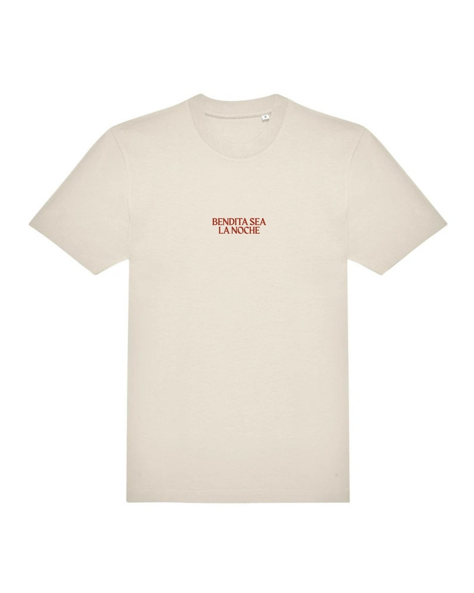Camiseta Bendita sea la noche - LA FLAMA ESTUDI | Bordados personalizados