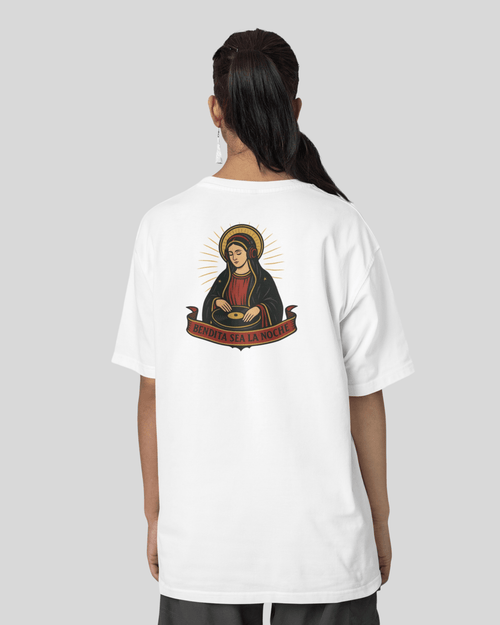 Camiseta bendita sea la noche - LA FLAMA ESTUDI