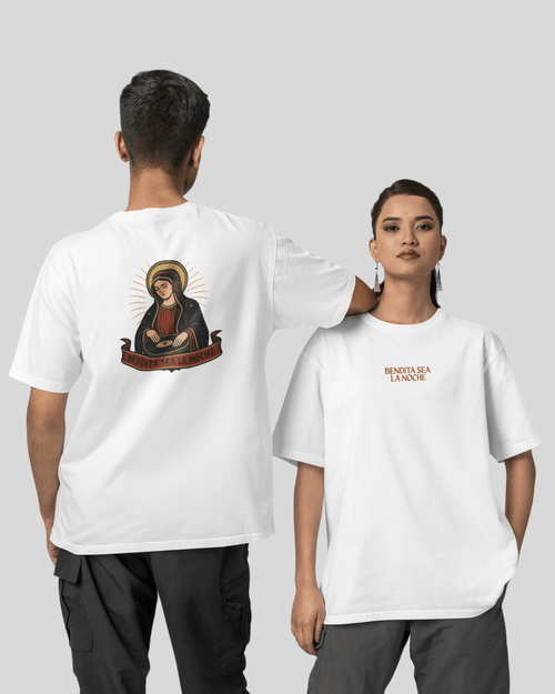 Camiseta bendita sea la noche - LA FLAMA ESTUDI