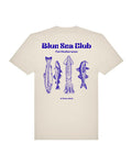 Camiseta Blue Sea Club – Fish Mediterranian - LA FLAMA ESTUDI | Bordados personalizados