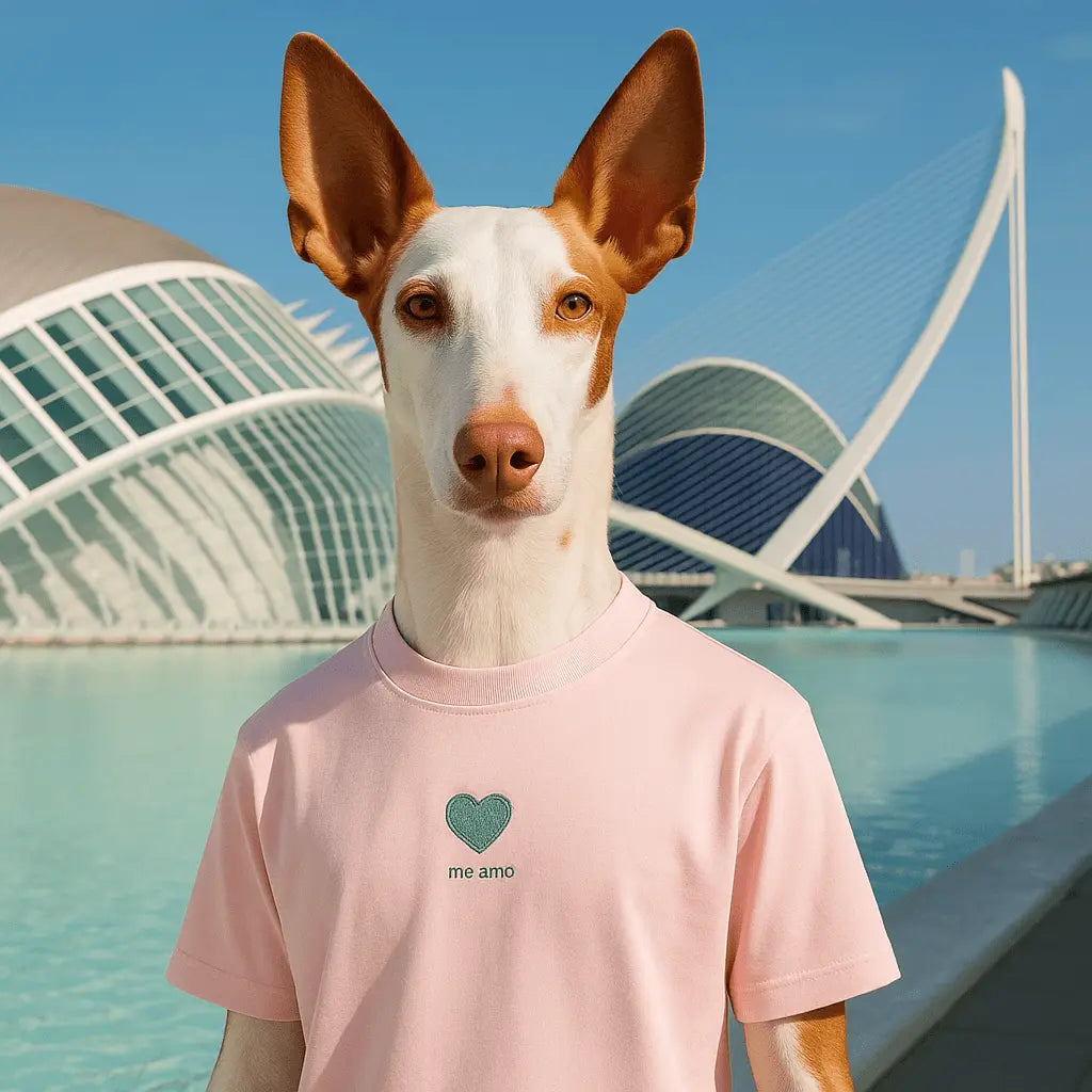 camiseta personalizada me amo bordado valencia