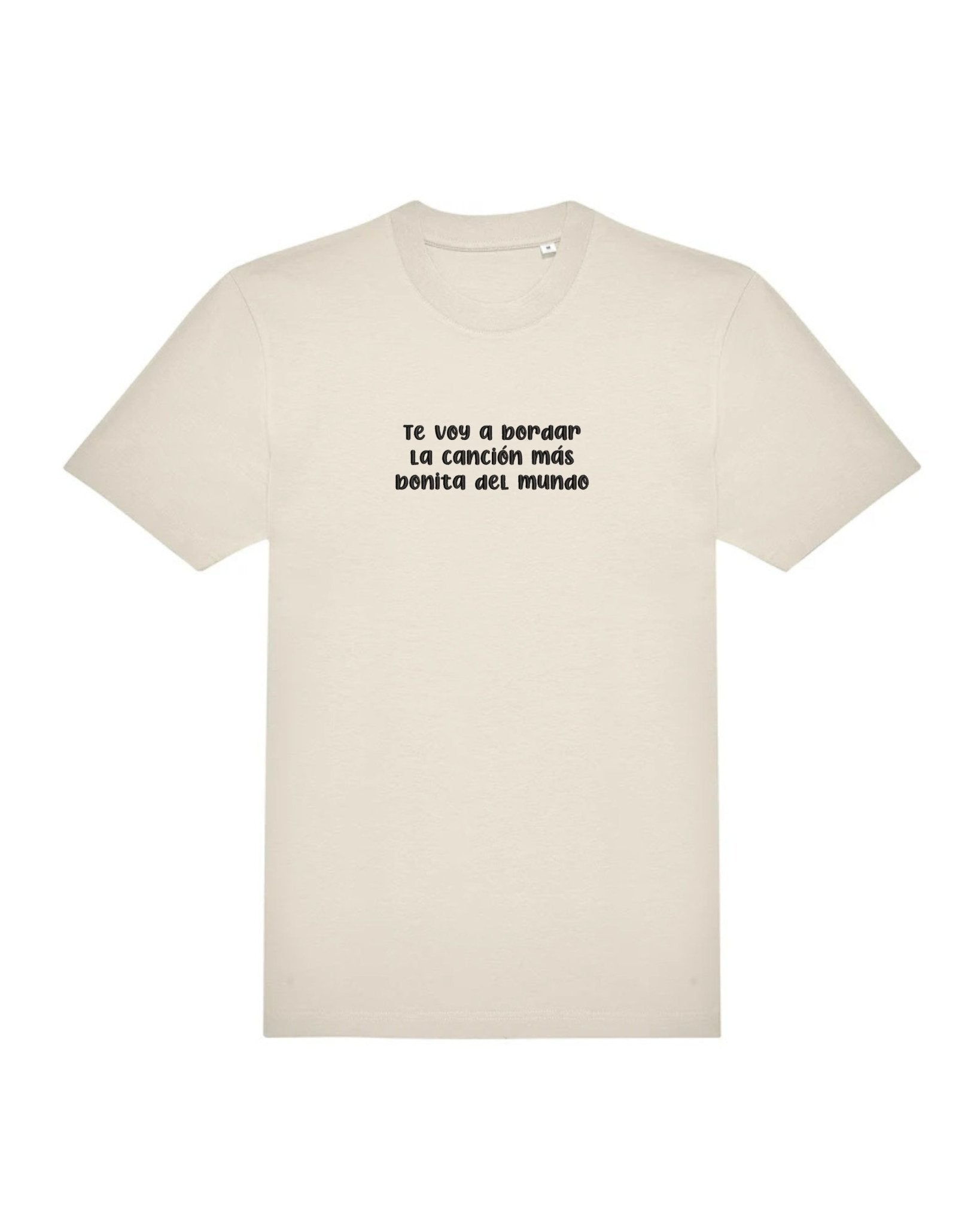 Camiseta Canción personalizada - LA FLAMA ESTUDI | Bordados personalizados