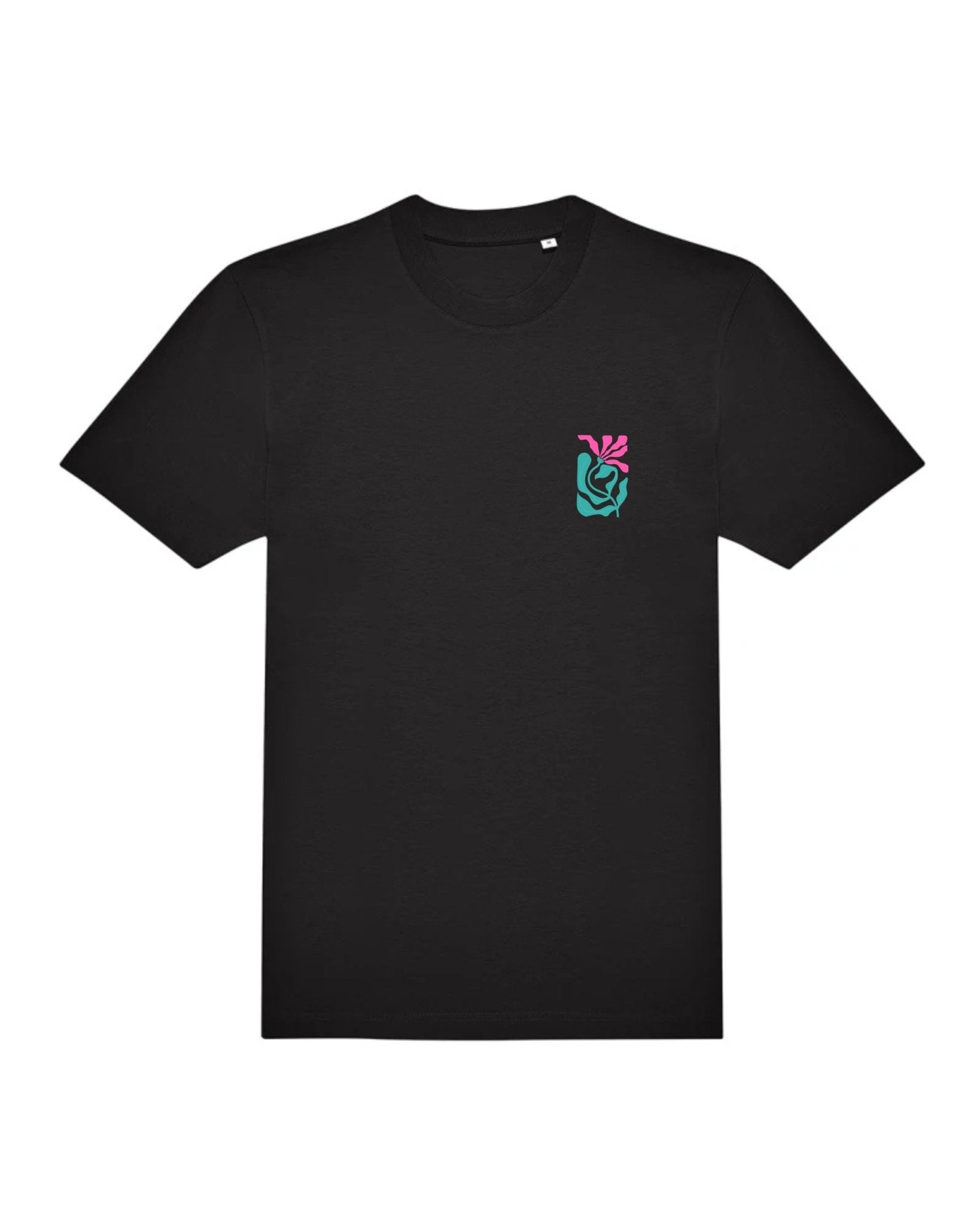 Camiseta El Secreto Está en Oler las Flores – Estilo Urbano Psicodélico - LA FLAMA ESTUDI | Bordados personalizados