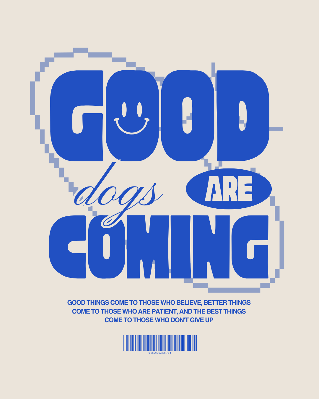 Camiseta Good Dogs Are Coming - LA FLAMA ESTUDI | Bordados personalizados