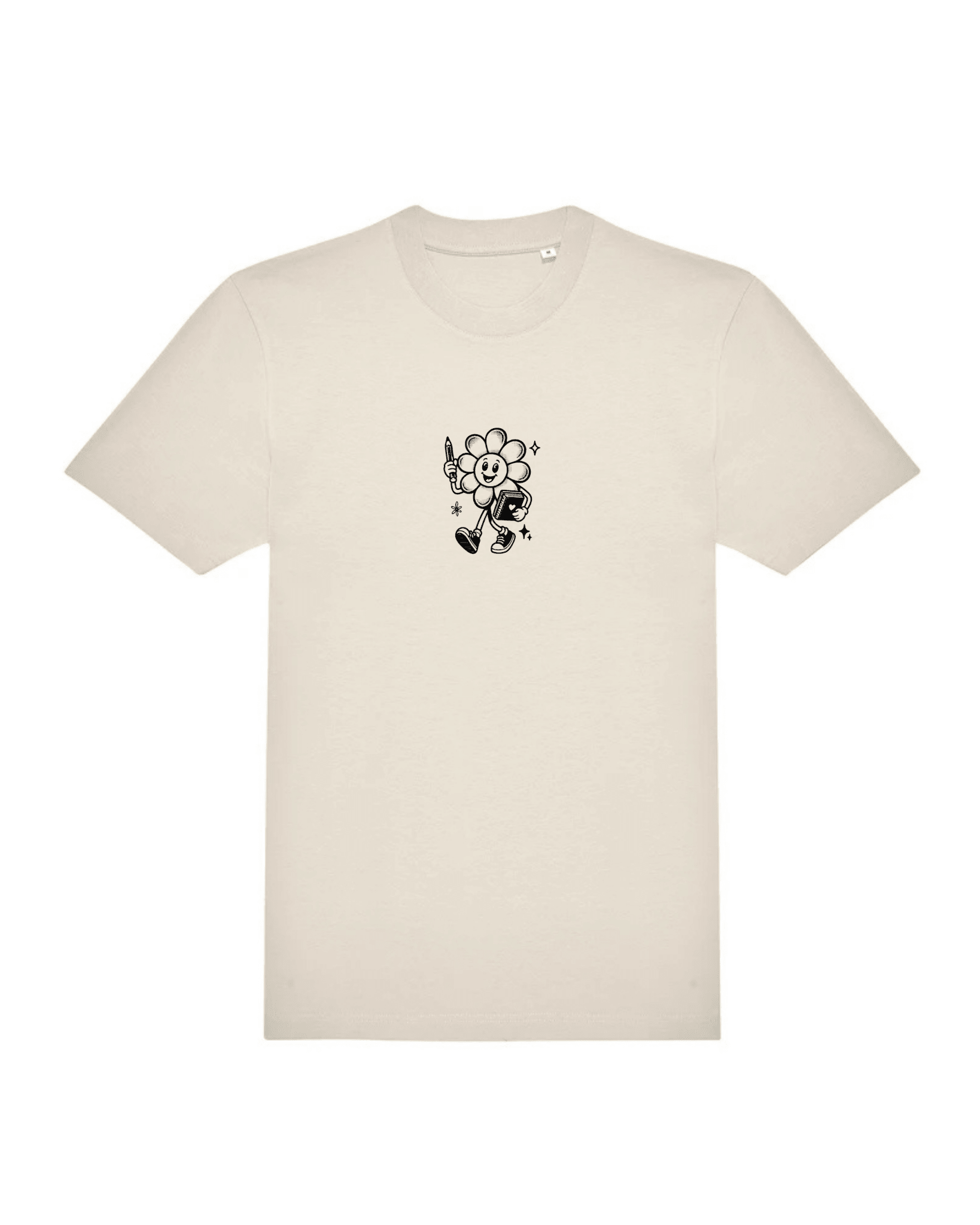 Camiseta "La Flor de la Vida" – Regalo Original y Especial para Profesores - LA FLAMA ESTUDI | Bordados personalizados