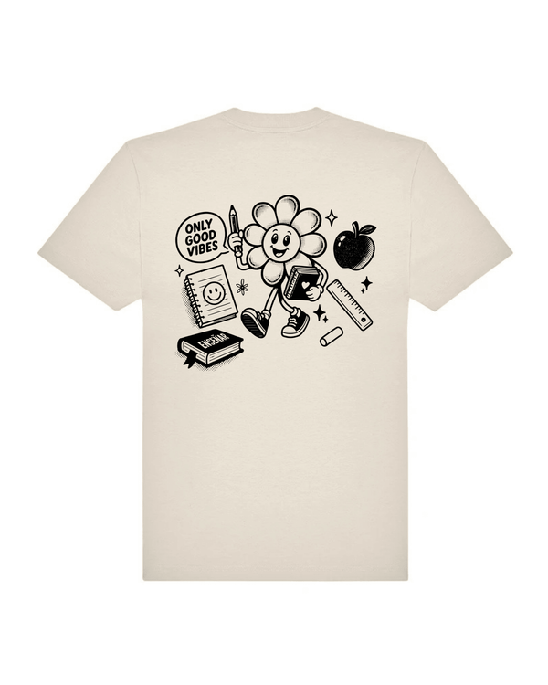 Camiseta "La Flor de la Vida" – Regalo Original y Especial para Profesores - LA FLAMA ESTUDI | Bordados personalizados