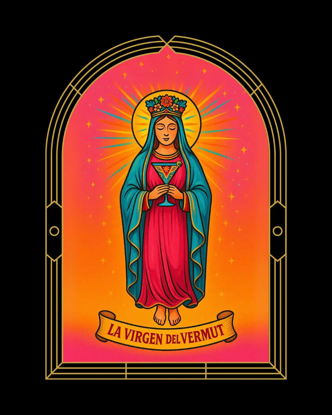 Camiseta La Virgen del Vermut - LA FLAMA ESTUDI