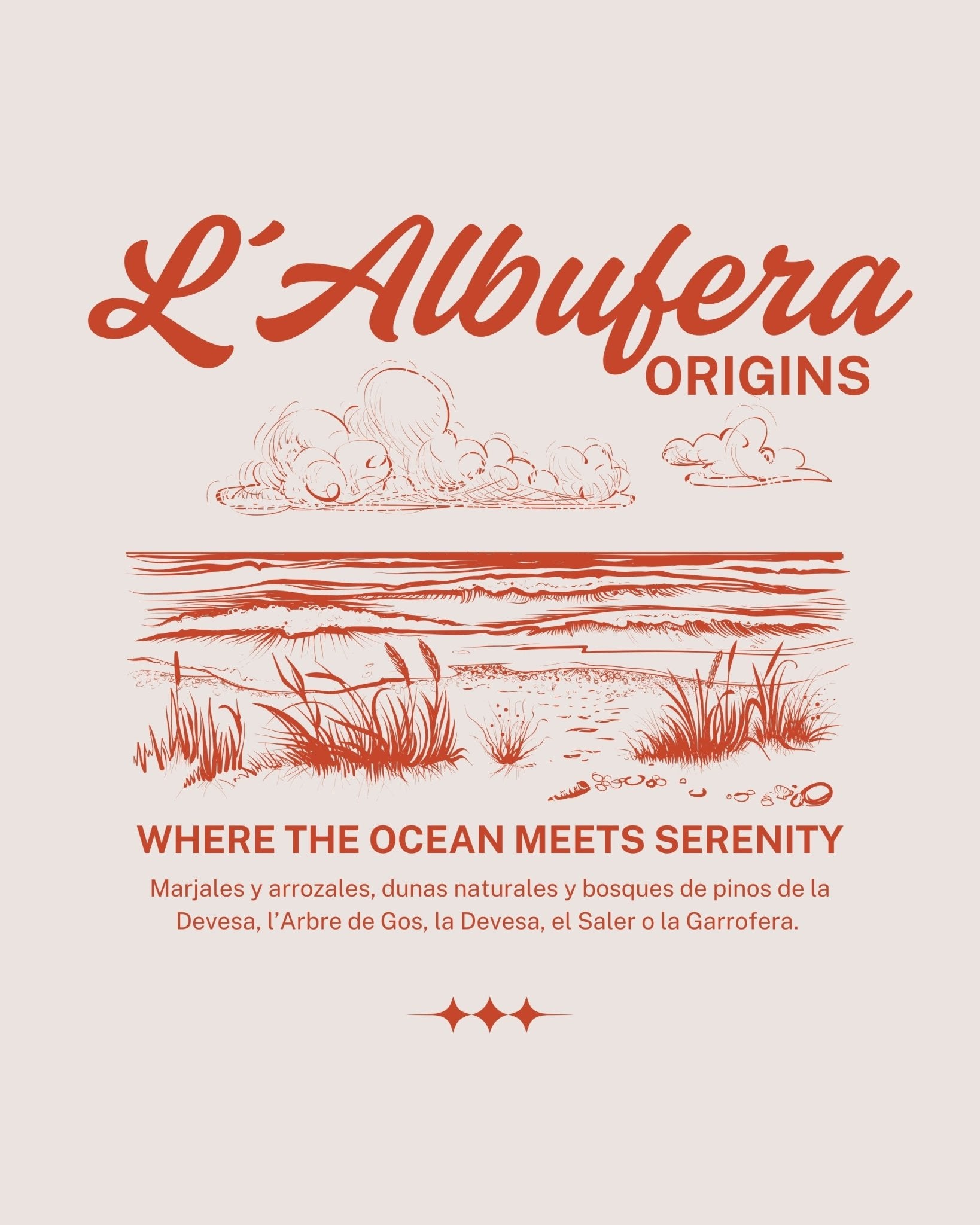 Camiseta “L’Albufera Origins” – Valencia Natural Heritage - LA FLAMA ESTUDI | Bordados personalizados