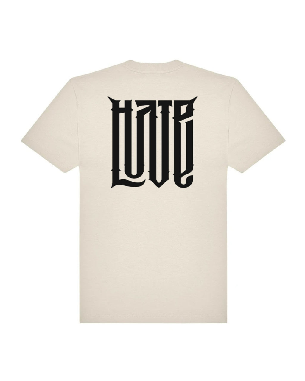 Camiseta Love - Hate unisex - LA FLAMA ESTUDI | Bordados personalizados