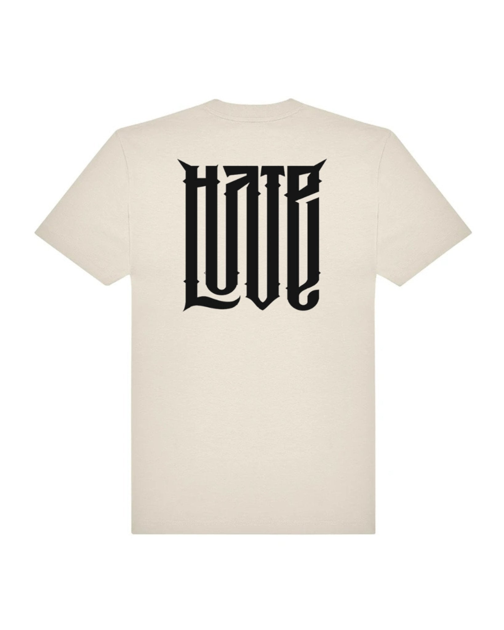 Camiseta Love - Hate unisex - LA FLAMA ESTUDI | Bordados personalizados