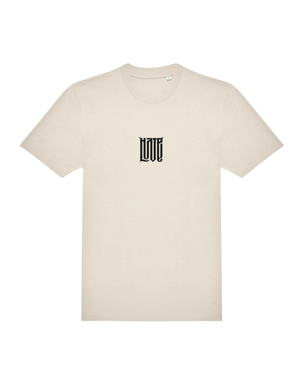 Camiseta Love - Hate unisex - LA FLAMA ESTUDI | Bordados personalizados