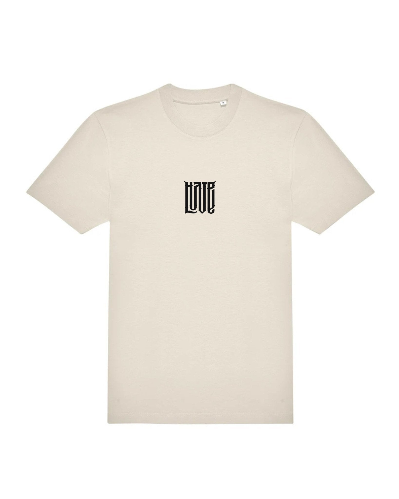 Camiseta Love - Hate unisex - LA FLAMA ESTUDI | Bordados personalizados