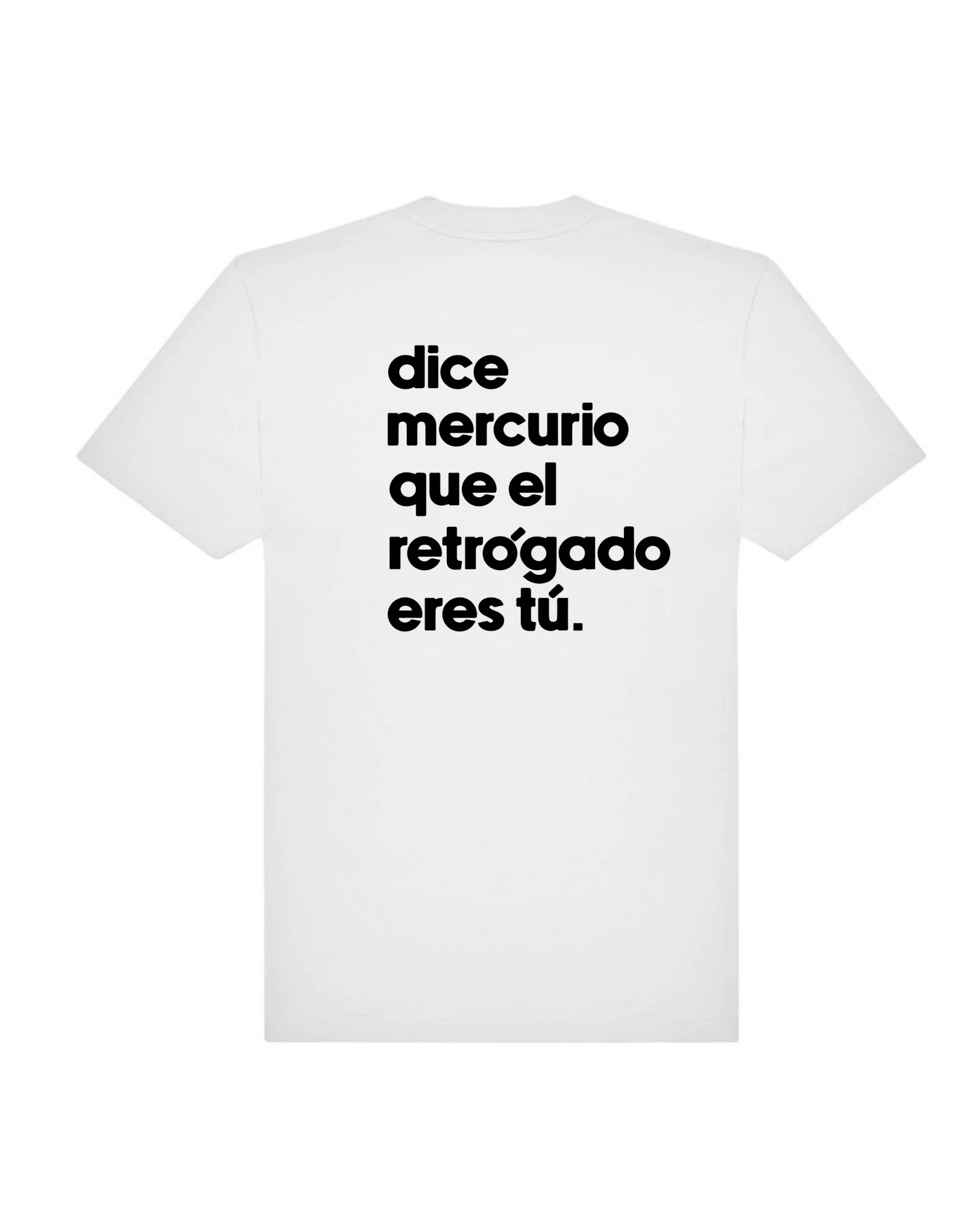 Camiseta Mercurio retrógrado | Frase viral con humor - LA FLAMA ESTUDI | Bordados personalizados