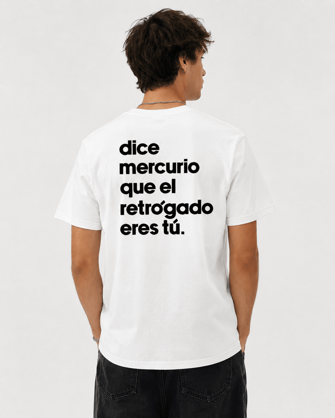 Camiseta Mercurio retrógrado | Frase viral con humor - LA FLAMA ESTUDI | Bordados personalizados