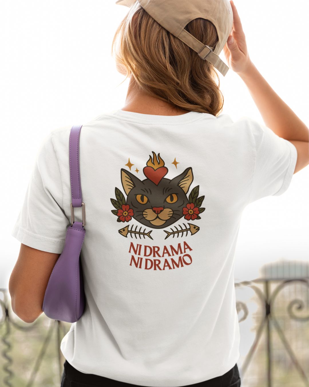 Camiseta ni drama ni dramo - LA FLAMA ESTUDI