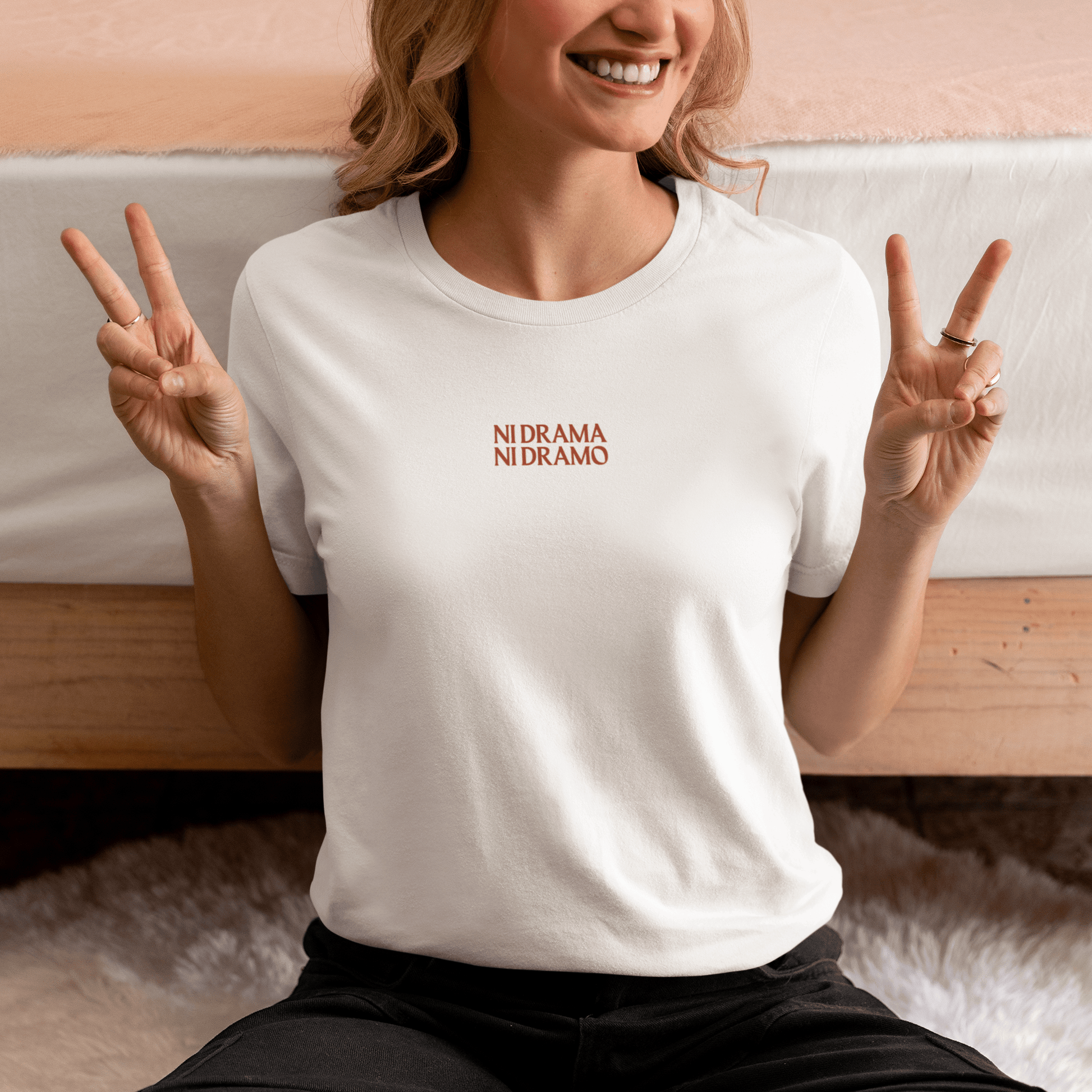 Camiseta ni drama ni dramo - LA FLAMA ESTUDI