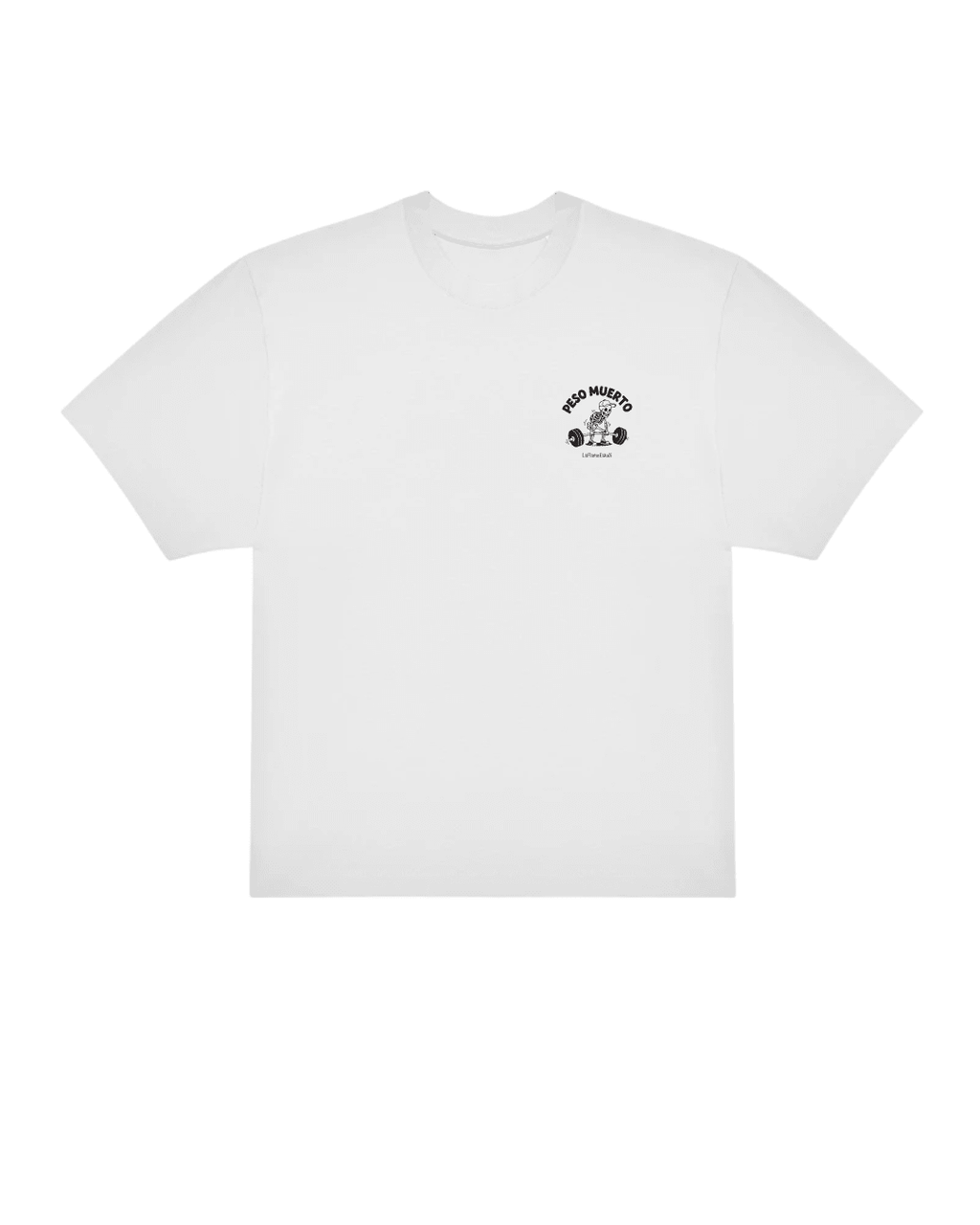 Camiseta "Peso Muerto" – Ilustración Exclusiva Fitness | LA FLAMA ESTUDI - LA FLAMA ESTUDI | Bordados personalizados