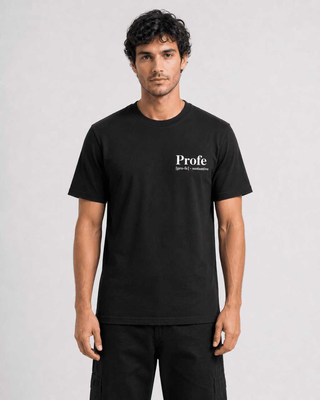Camiseta Profe | Definición de superhéroe en camiseta - LA FLAMA ESTUDI | Bordados personalizados