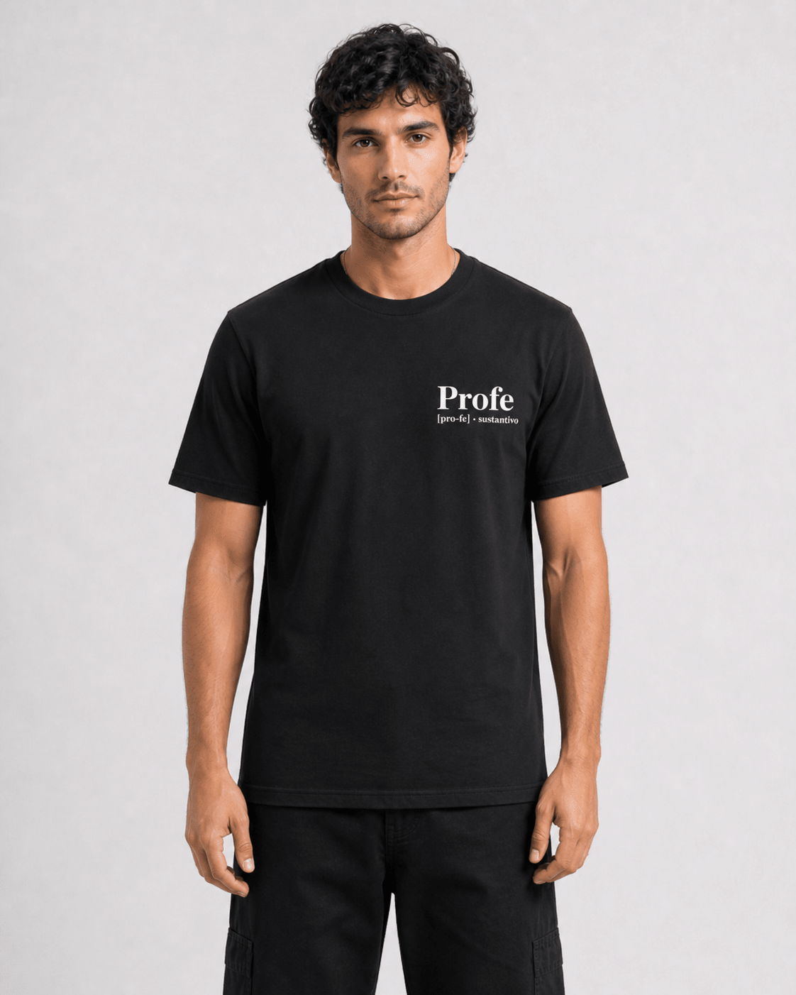 Camiseta Profe | Definición de superhéroe en camiseta - LA FLAMA ESTUDI | Bordados personalizados