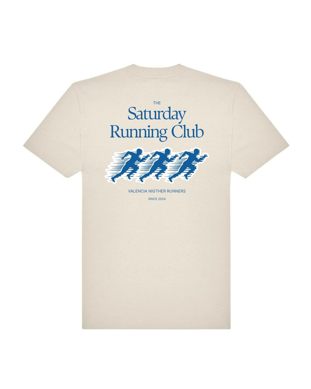 Camiseta Saturday Running Club – Valencia Nighter Runners - LA FLAMA ESTUDI | Bordados personalizados