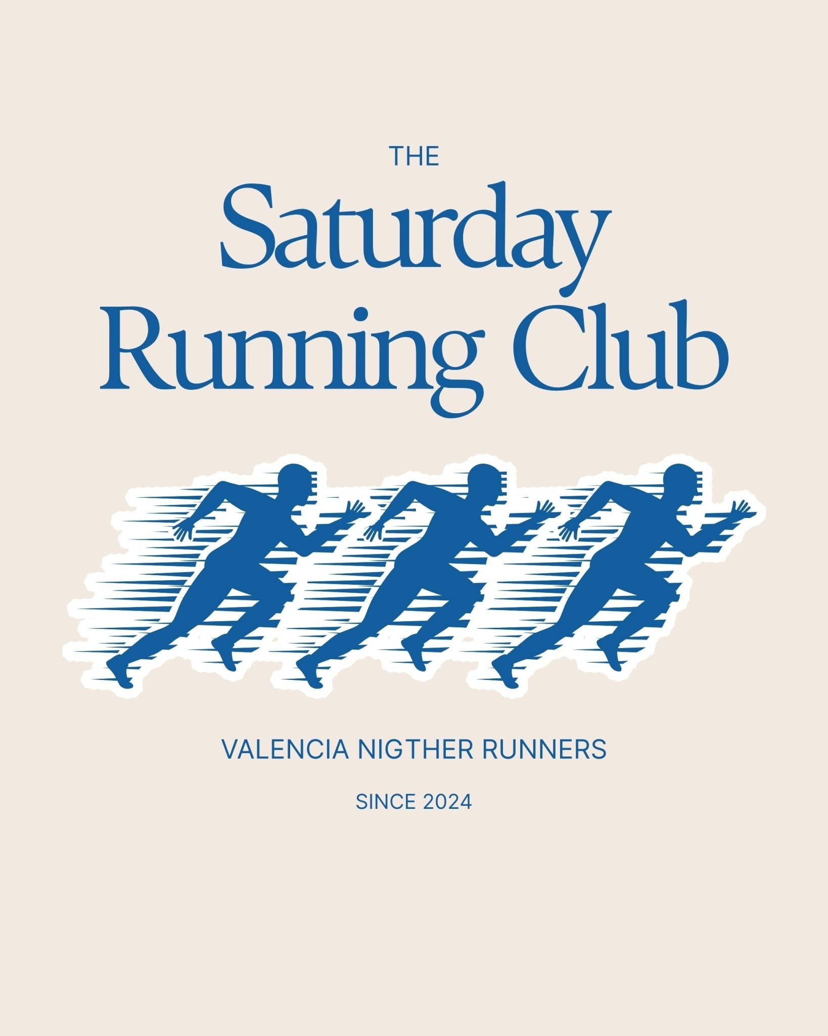 Camiseta Saturday Running Club – Valencia Nighter Runners - LA FLAMA ESTUDI | Bordados personalizados