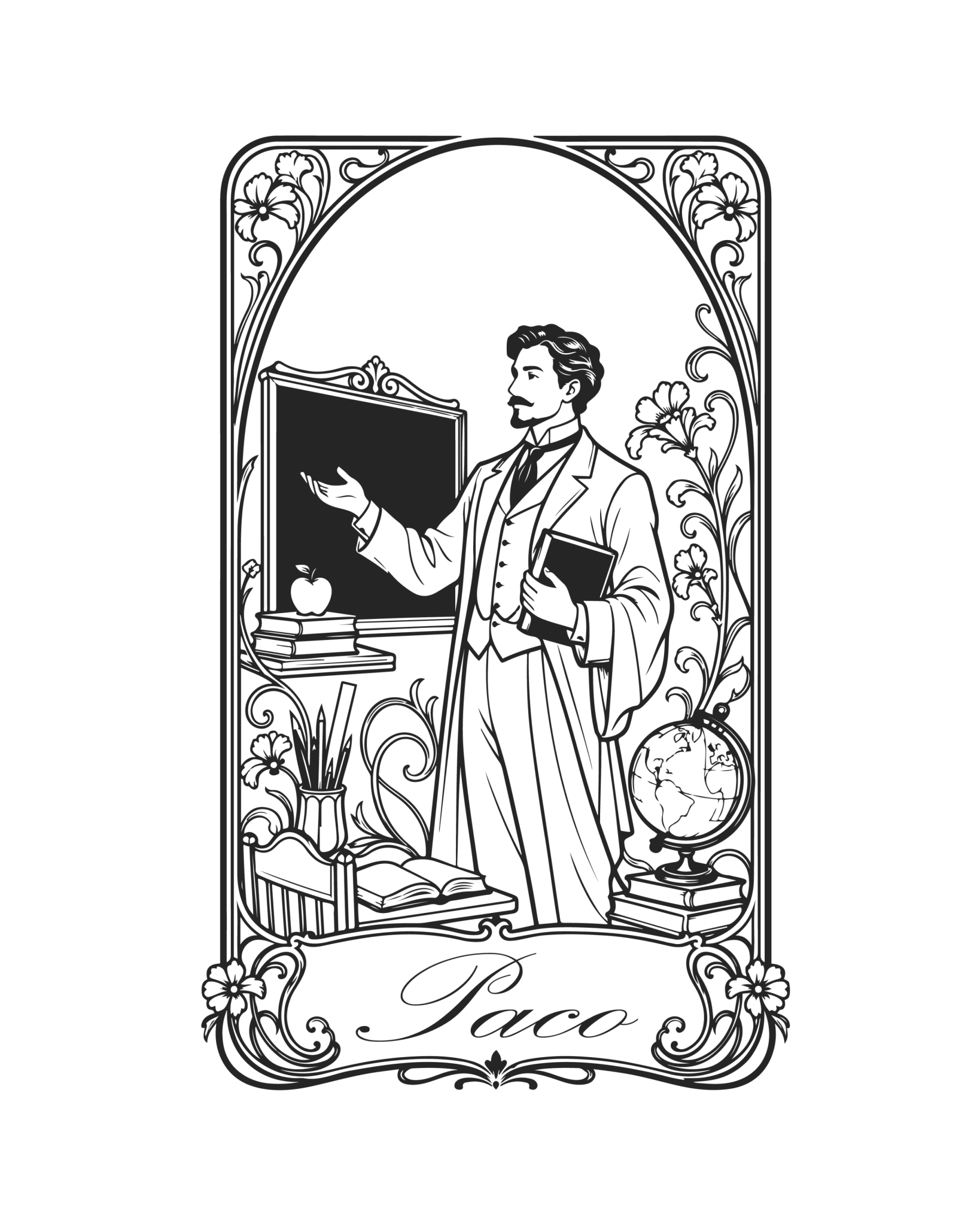 Camiseta Tarot Loco | Camiseta original para profes - LA FLAMA ESTUDI | Bordados personalizados