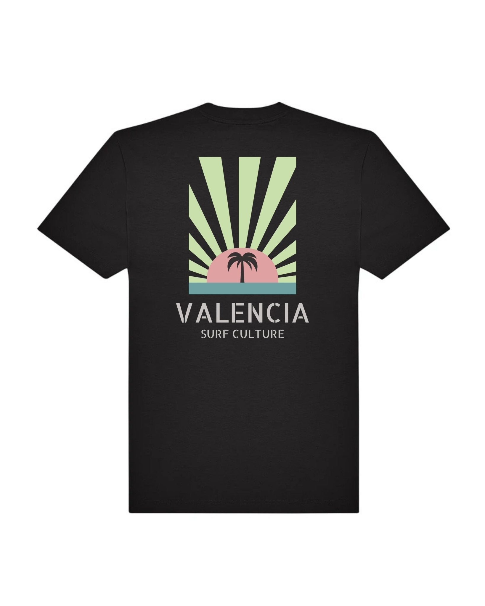 Camiseta “Valencia Surf Culture” – Edición Mediterráneo Wave - LA FLAMA ESTUDI | Bordados personalizados