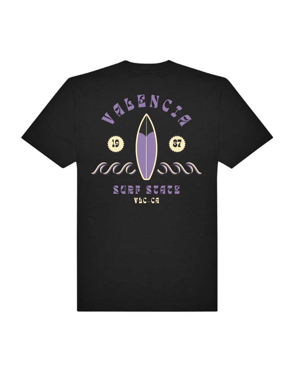 Camiseta “Valencia Surf State – VSC - CA” - LA FLAMA ESTUDI | Bordados personalizados
