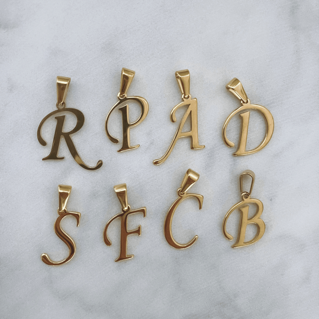 Collar Inicial Edwards - LA FLAMA ESTUDI | Bordados personalizados