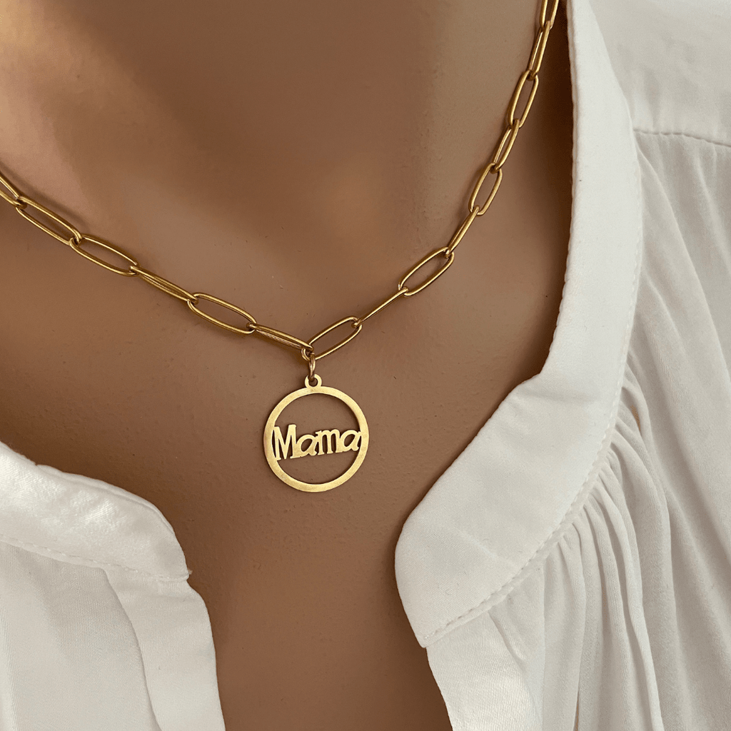 Collar Mama Círculo Relier - LA FLAMA ESTUDI | Bordados personalizados