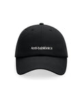 Gorra negra bordada 6 paneles «Anti - babilónica» - LA FLAMA ESTUDI | Bordados personalizados