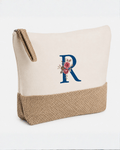 Neceser Personalizado con Nombre o Inicial | Estuche de Algodón Premium - LA FLAMA ESTUDI | Bordados personalizados