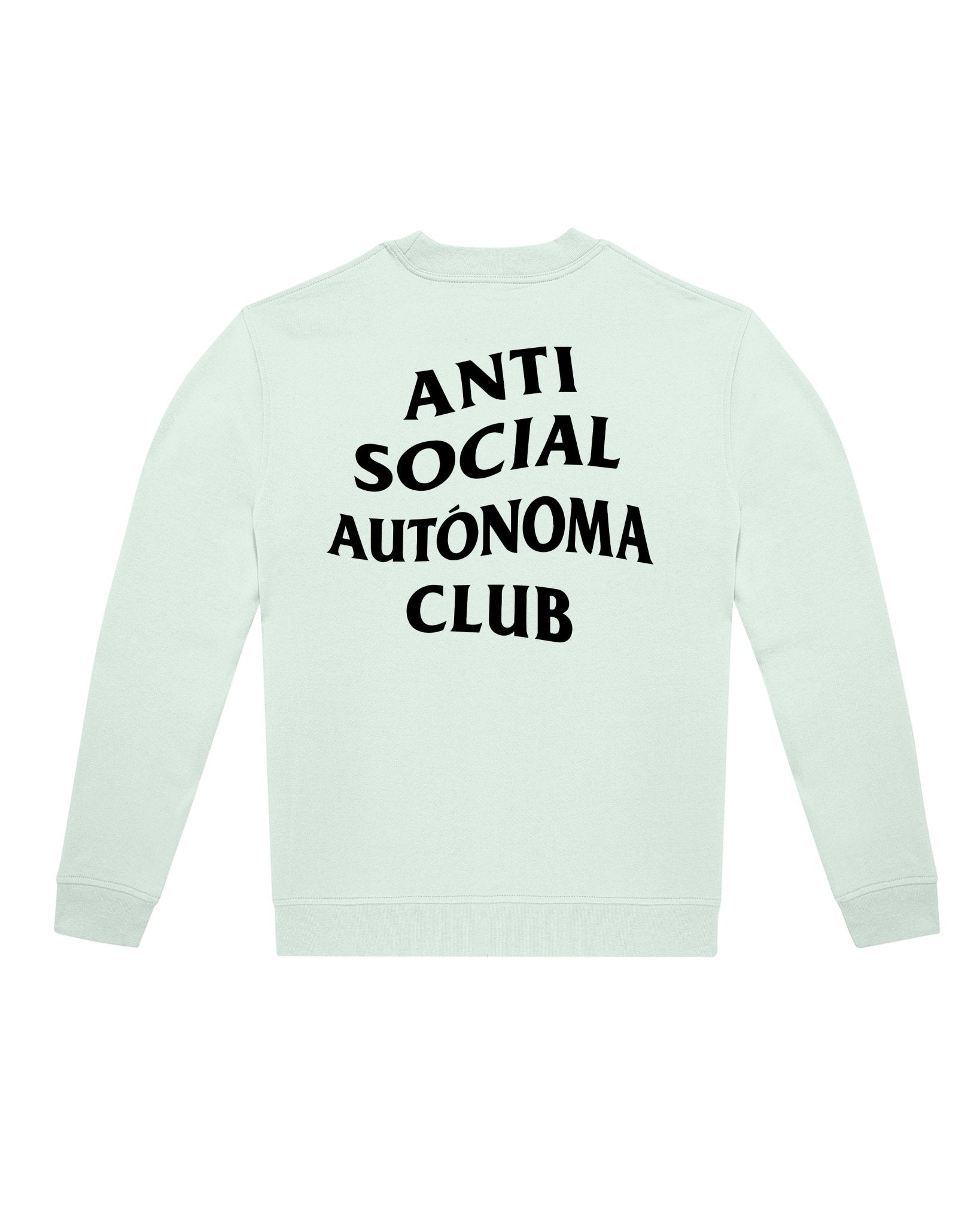 Sudadera “ANTI SOCIAL AUTÓNOMA CLUB” – Edición Limitada para valientes del freelance - LA FLAMA ESTUDI | Bordados personalizados