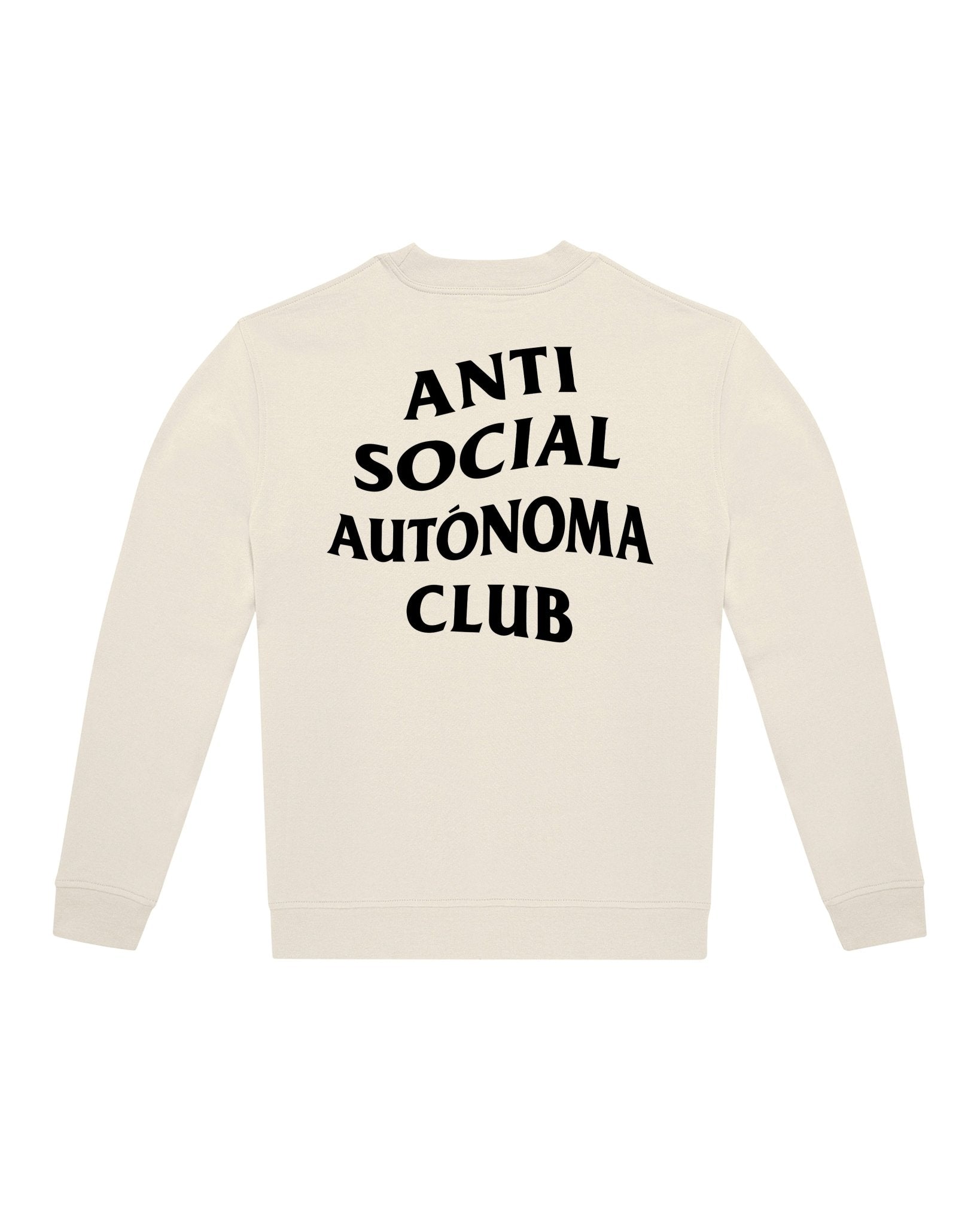 Sudadera “ANTI SOCIAL AUTÓNOMA CLUB” – Edición Limitada para valientes del freelance - LA FLAMA ESTUDI | Bordados personalizados