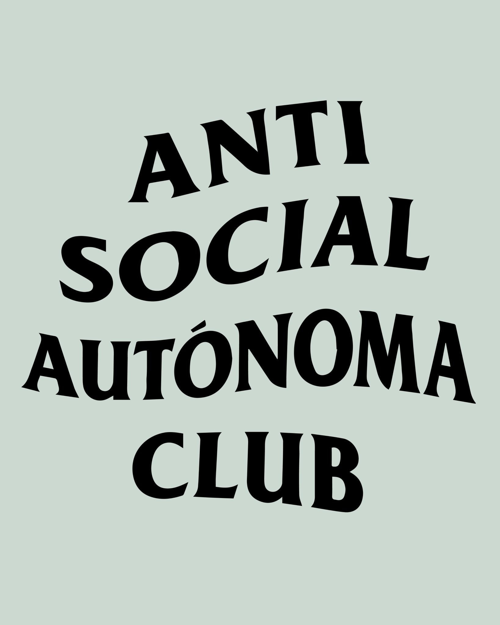 Sudadera “ANTI SOCIAL AUTÓNOMA CLUB” – Edición Limitada para valientes del freelance - LA FLAMA ESTUDI | Bordados personalizados