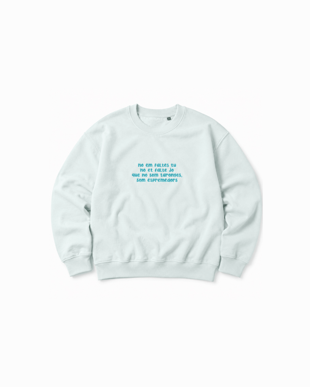 Sudadera personalizada con la frase de tu canción favorita – Bordado exclusivo - LA FLAMA ESTUDI | Bordados personalizados