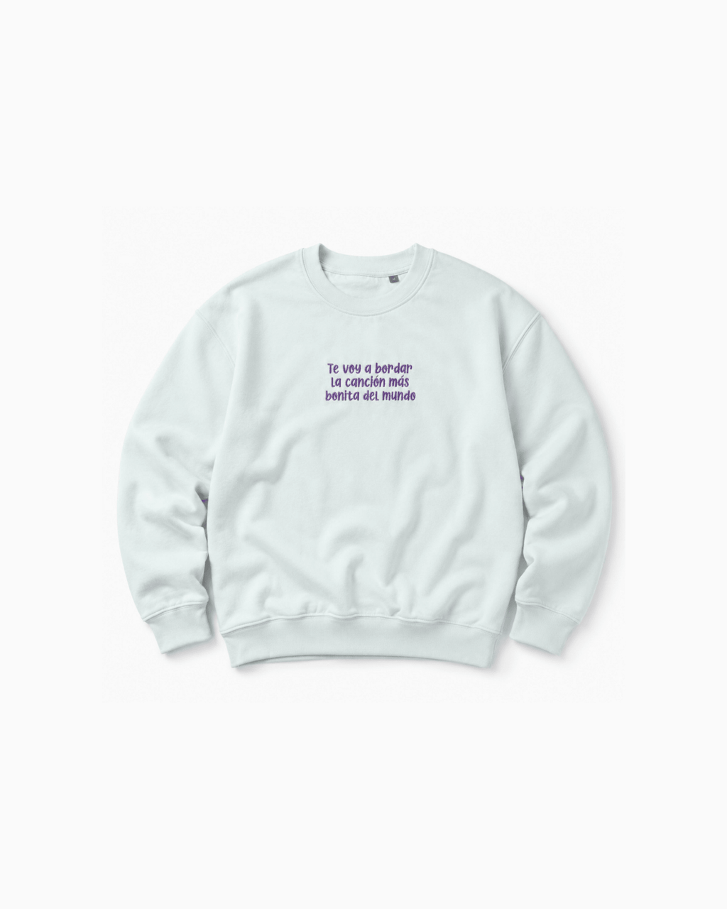 Sudadera personalizada con la frase de tu canción favorita – Bordado exclusivo - LA FLAMA ESTUDI | Bordados personalizados