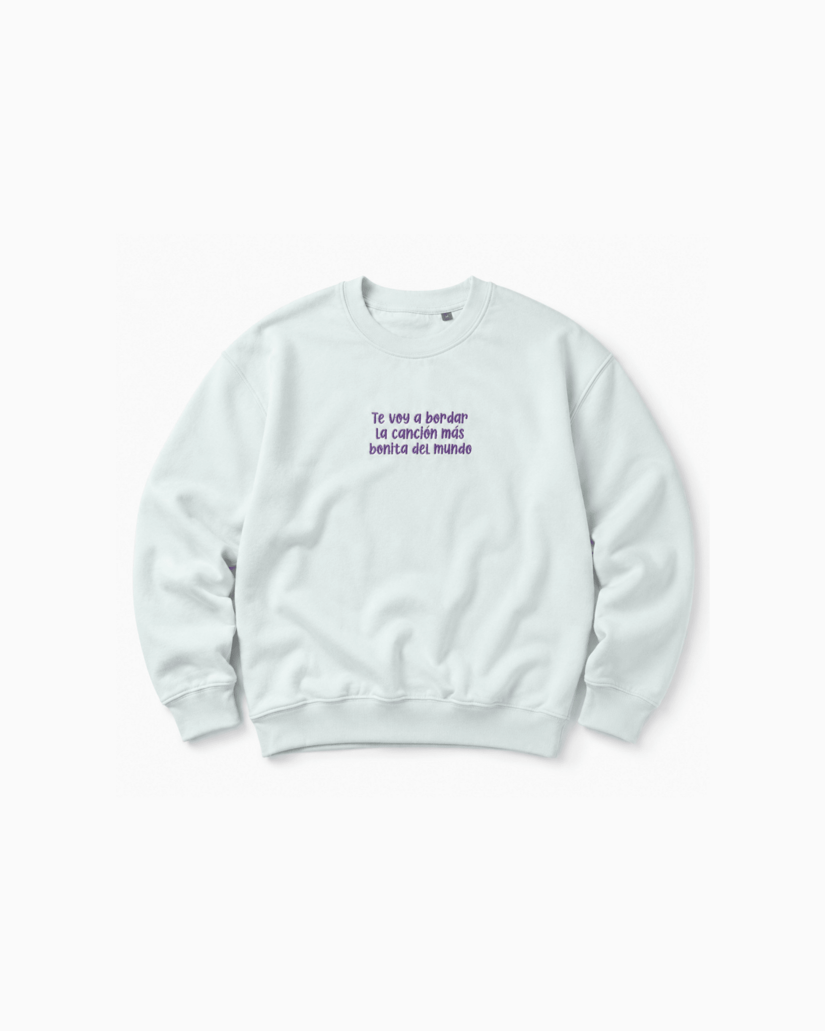Sudadera personalizada con la frase de tu canción favorita – Bordado exclusivo - LA FLAMA ESTUDI | Bordados personalizados