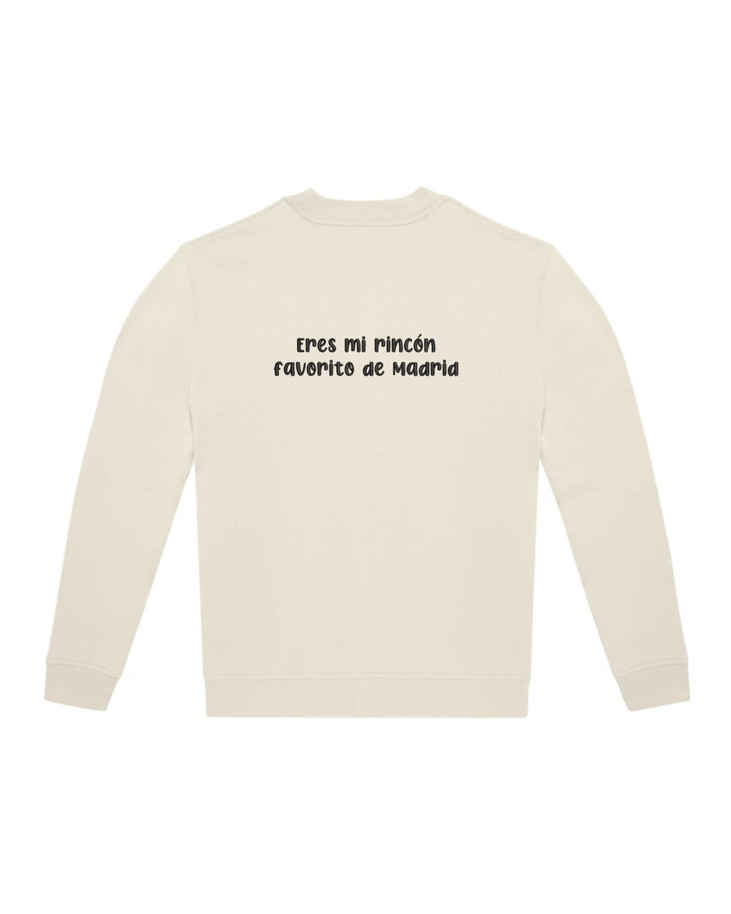 Sudadera personalizada con la frase de tu canción favorita – Bordado exclusivo - LA FLAMA ESTUDI | Bordados personalizados