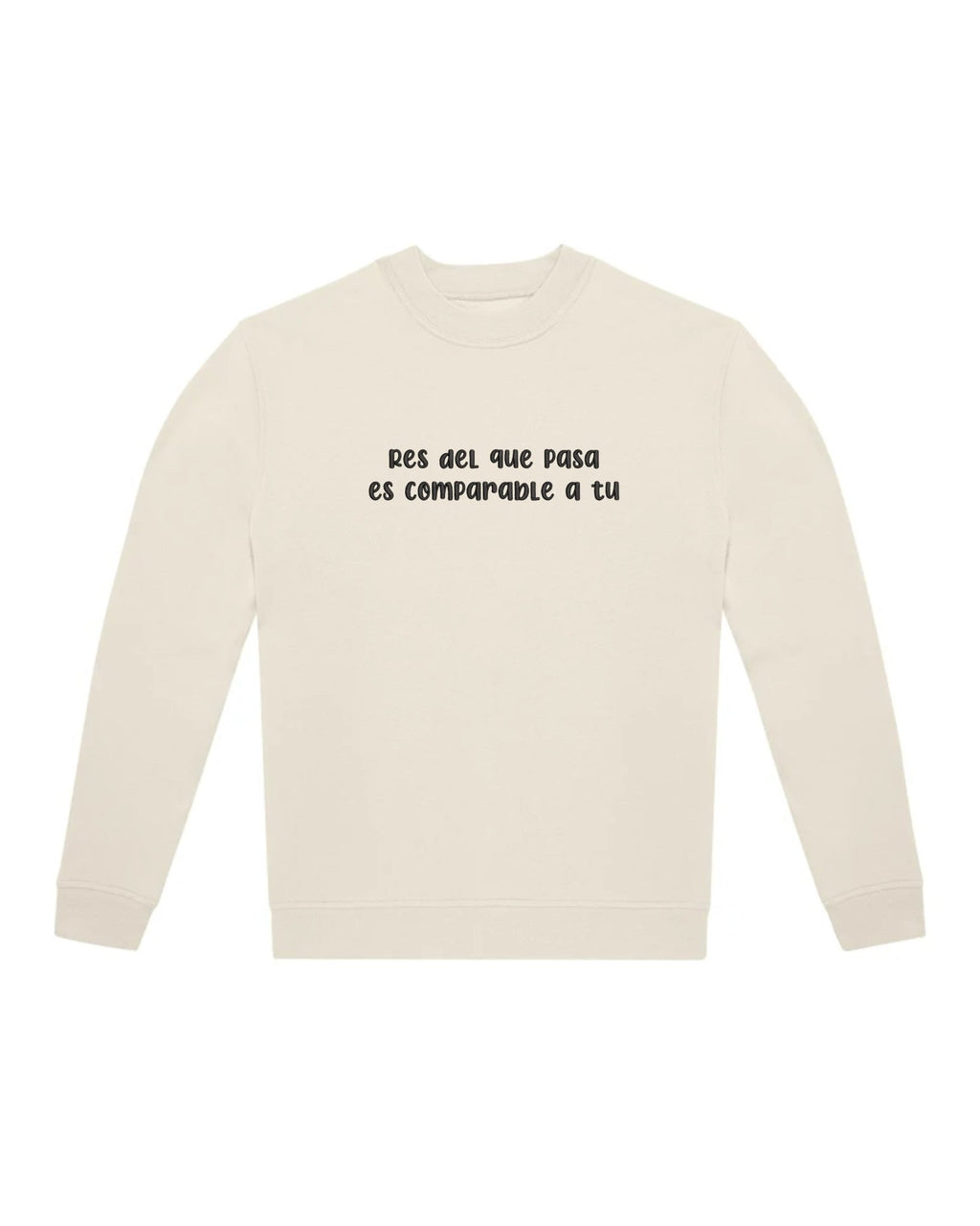 Sudadera personalizada con la frase de tu canción favorita – Bordado exclusivo - LA FLAMA ESTUDI | Bordados personalizados