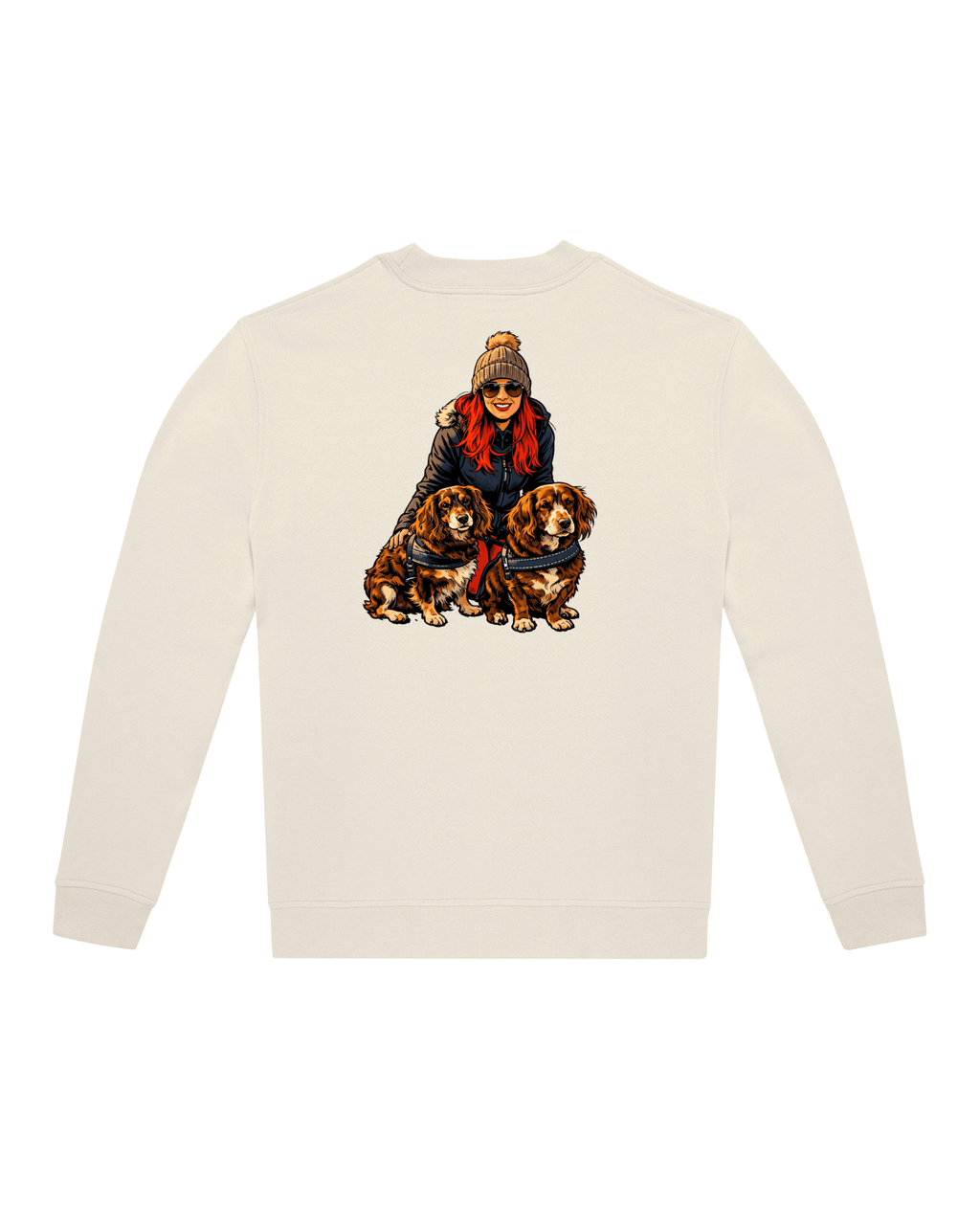 Sudadera personalizada con tu mascota - LA FLAMA ESTUDI | Bordados personalizados