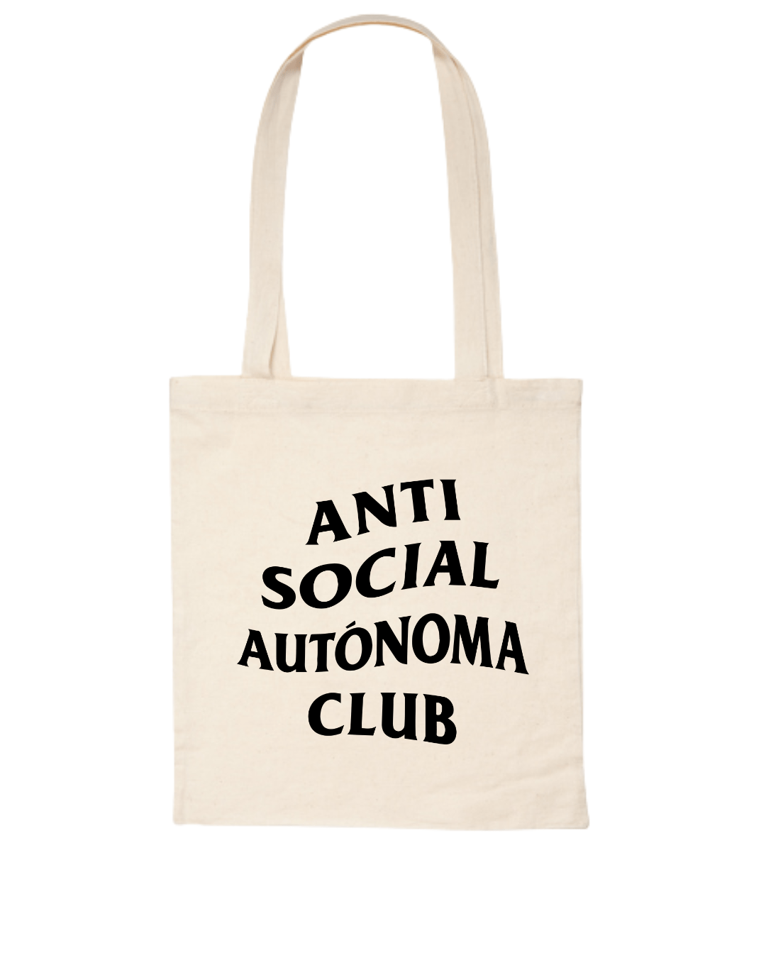 Tote Bag “ANTI SOCIAL AUTÓNOMA CLUB” – Edición Limitada para valientes del freelance - LA FLAMA ESTUDI | Bordados personalizados