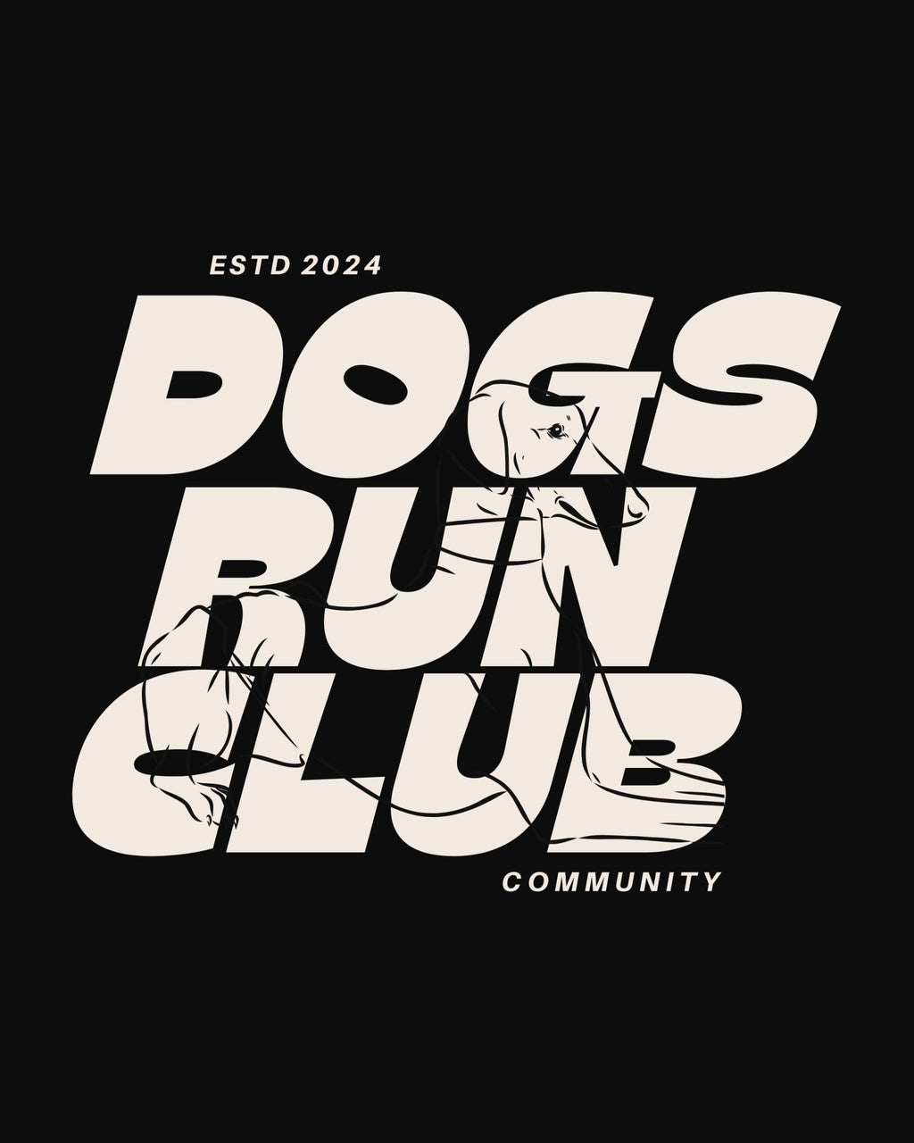 Tote Bag DOGS RUN CLUB – Community Edition - LA FLAMA ESTUDI | Bordados personalizados