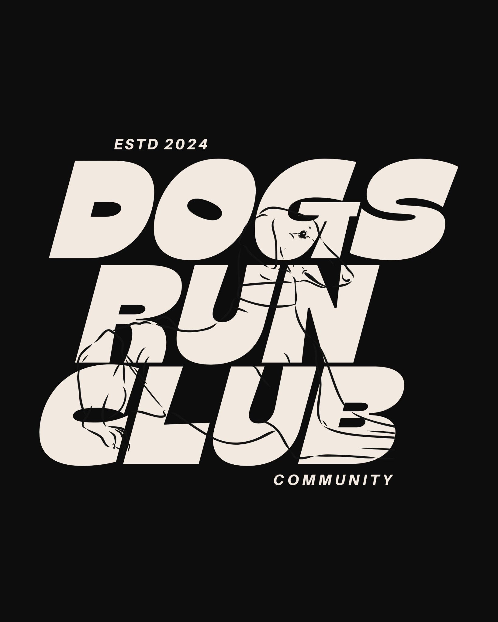 Tote Bag DOGS RUN CLUB – Community Edition - LA FLAMA ESTUDI | Bordados personalizados